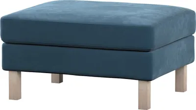 Produktbild von Dekoria Bezug für Karlstad Hocker, blau, Husse, Karstadt Hocker