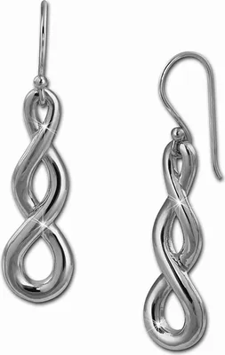 Image de SilberDream Boucles d'oreilles pour femmes 925 argent argent infini SDO451J