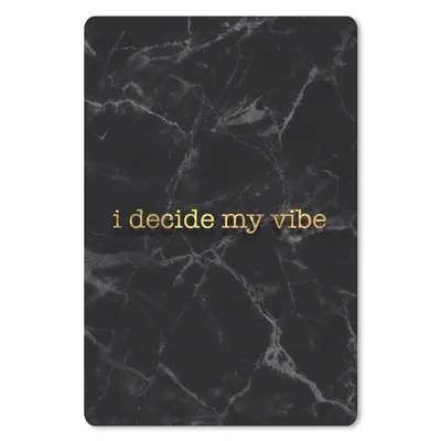 Produktbild von MuchoWow® Mauspad Mousepad Zitate - Motivation - Gold - Marmor 18x27 cm - Mousepads - Maus Mat - Pad - Mausunterlage