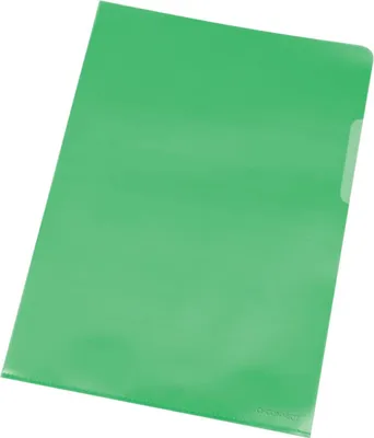 Produktbild von Q-CONNECT - Q-CONNECT L-map, groen, 120 micron, pak van 10 stuks