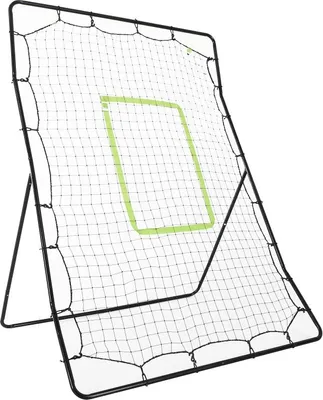 Image de Filet de rebond pour baseball Fortuna Lai, résistant aux intempéries, cadre métallique, zone de frappe verte, 174 H x 123 L x 90 P cm