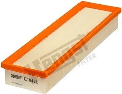 Produktbild von Luftfilter HENGST FILTER E1043L passend für PEUGEOT 206 Schrägheck (2A/C) Filtereinsatz