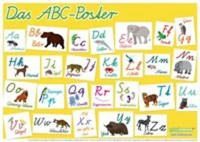 Produktbild von mindmemo Lernposter - Das ABC Poster