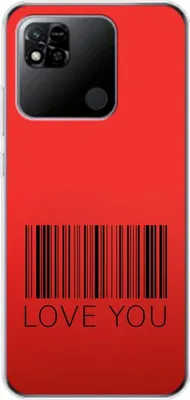 Produktbild von König Design Hülle kompatibel mit Xiaomi Redmi 10A Kunststoff Soft Handyhülle - Handy Case Love You