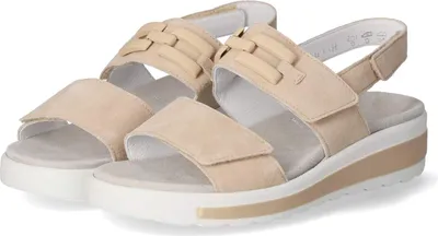 Produktbild von Semler Damen Sandalen Beige Rauleder Größe: 38,5