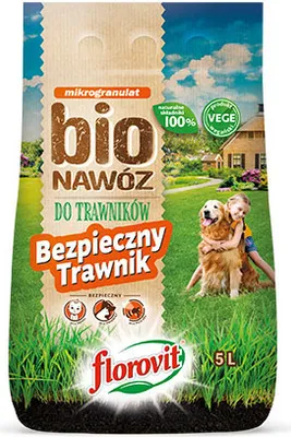 Zdjęcie produktu dla FLOROVIT EKONAWÓZ DO TRAWNIKÓW TRAWY  ekologiczny 5L 4KG