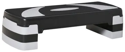 Produktbild von HOMCOM Steppbrett Aerobic-Stepper höhenverstellbar 10-20cm für Zuhause bis 150kg