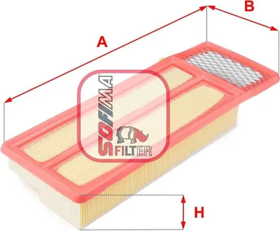 Produktbild von Luftfilter SOFIMA S 3477 A für FIAT 500 (312) Filtereinsatz