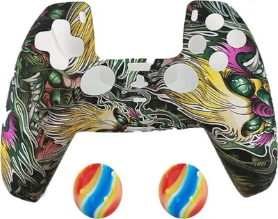 Produktbild von König Design Hülle kompatibel mit PlayStation PS5 Kunststoff Full Cover Handyhülle - Case Motiv 4