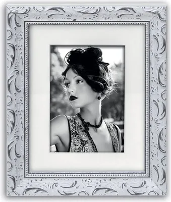 Produktbild von Modica Holz Bilderrahmen Posterrahmen Vintage Collage Picture Frame Foto Rahmen - Farbe: Weiß | Format: 18x24