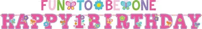 Produktbild von Happy Birthday Girlande Set  1. Geburtstag Mädchen Sweet Birthday Girl