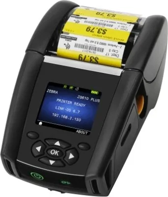 Produktbild von Zebra DT Printer ZQ610 Plus 2_/48mm_ English/Latin fonts BT 4.x Linered platen 0 - Drucker - 203 dpi