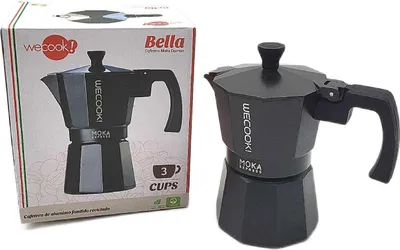 Zdjęcie produktu dla Ekspres do kawy WECOOK BELLA na 3 filiżanki. Akcesoria do przygotowywania posiłków
