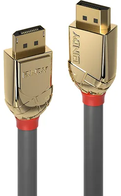 Obrázek produktu pro Lindy 36296, 10 m, DisplayPort, DisplayPort, Samec, Samec, Šedá