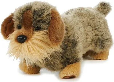 Produktbild von Plüschtier Rauhaardackel 35 cm, Stofftier Kuscheltier Dackel Teckel Hund Hunde Haustier