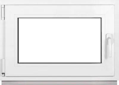 Produktbild von Framex Kellerfenster Fenster Kunststofffenster Weiß Breite x Höhe 85 x 55 cm (850 x 550 mm) 2fach (32 mm) Dreh Kipp DIN Links - Premium