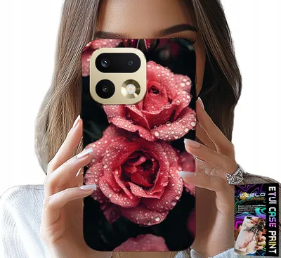 Produktbild von Etui Do Realme 16 Pro 5G - Piękne Różowe Róże, Kwieciste Wzory, Case