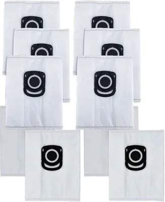 Productafbeelding van Universele stofzuigzakken - verpakking van 10 stuks - zwart - nylon