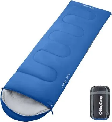 Obrázok produktu pre KING CAMP Oasis modrý spací vak - ľavý zips