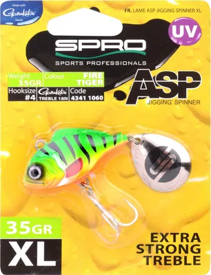 Immagine prodotto di Esca Spro ASP Spinner UV XL Firetiger, colore:Firetiger UV, peso g:50.0