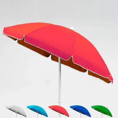 Image de Parasol de plage Parasol de jardin 200 cm Capri - Orange