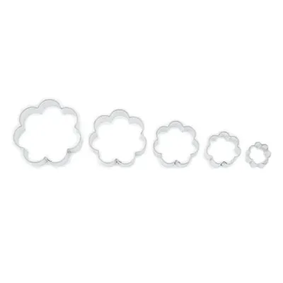 Obrázok produktu pre 5-pcs SET Cookie Cutter Kvetina Kvetina Kovový Cookie Cutter Cookie Cutter