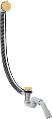 Produktbild von hansgrohe Komplettset Flexaplus S Ab-/Überlaufgarnitur, brushed gold optic