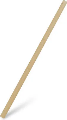Produktbild von 100x BIONATURE Papiertrinkhalme braun bis 100°C | 250mm Ø 8 mm