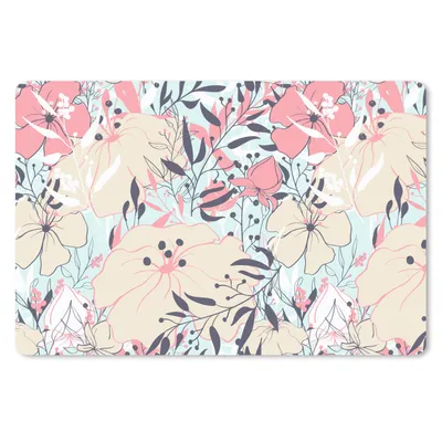 Obrázok produktu pre Podložka pod myš - Vintage - Kvetina - Ružová - Vzory - 27x18cm - Rohožka pod myš