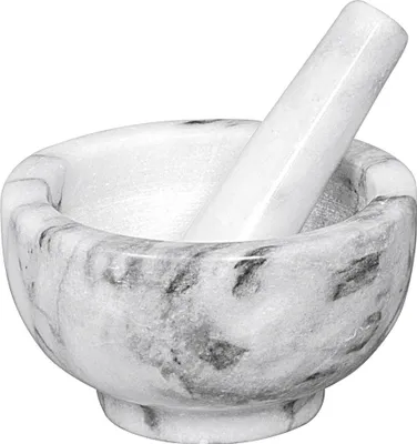 Obrázek produktu pro Küchenprofi Mörser Marmor, Šedá, Mramor, Hmoždíš s paličkou, 11 cm, 70 mm, 1 kusů