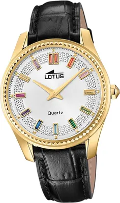 Produktbild von Lotus Leder Damen Uhr Armbanduhr schwarz Elegant Classic D2UL18900/1