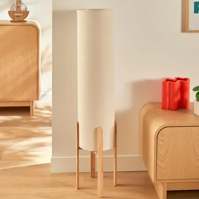 Image de Eazy Living Lampadaire Aureline Beige