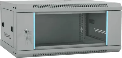 Produktbild von Netzwerkschrank mit Speicher Grau 60 x 45 x 28 cm Stahl