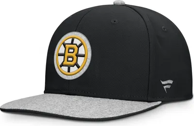 Produktbild von Boston Bruins NHL Herren-Kappe aus Lodenstoff mit verstellbarem, flachem Schirm