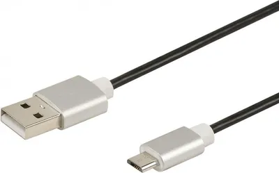 Produktbild von Micro USB M 2 4a - 1m (Alu)
