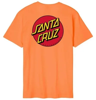 Produktbild von T-Shirt SANTA CRUZ Classic Dot Chest – orange – S