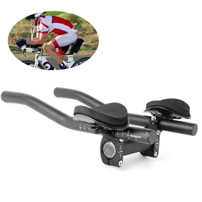 Obrázok produktu pre TT riadidlá Aero Bars Triatlonové cyklistické bicyklové riadidlá Aerobars pre cestný bicykel
