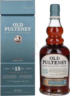 Immagine prodotto di Old Pulteney 15 anni Single Malt Scotch Whisky 46,00 %  0,70 lt.