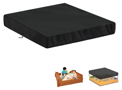 Produktbild von Sandkastenabdeckung 120x120x20cm 420D Oxford wasserdicht winddicht UV-Schutz