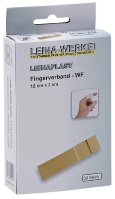 Produktbild von Leina-Werke 72050 Fingerverband - 50 Stück lose, 12 cm x 2 cm wasserfest