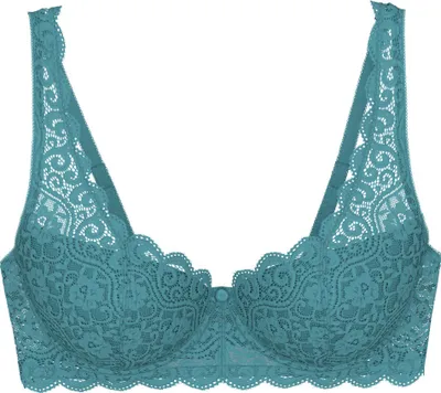Produktbild von Triumph Amourette Floral Lace, Weicher Becher, Türkis, Bügel, Muster, Quiet Turquoise, Weiblich