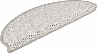 Produktbild von vidaXL Treppenmatten Selbstklebend Sisal-Look 15 Stk. 65x21x4 Platina