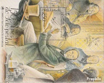 Produktbild von Briefmarken Portugal 1990 Mi Block72 (kompl.Ausg.) postfrisch 150 Jahre Briefmarken
