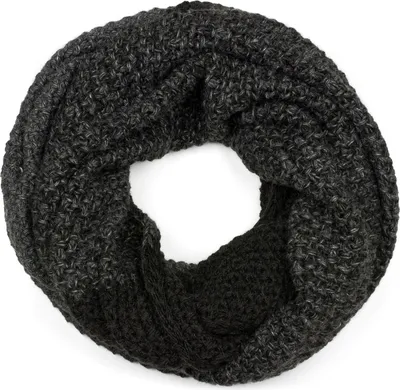 Produktbild von styleBREAKER Damen Strick Loop Schal 2-Farbig mit Ombre Farbverlauf, Reiskorn Strickmuster, warmer Winter Strickschal 01018165