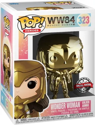 Produktbild von WW84 - Wonder Woman Golden Armor 323 Special Edition - Funko Pop! - Vinyl Figur
