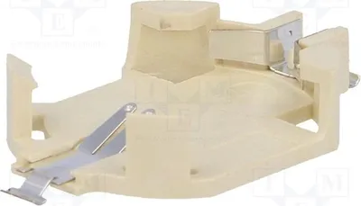 Image de 1x Support de montage : SMD, horizontal. Dimensions : 2032, BR2032, CR2032. Référence : 796136-1. Piles -