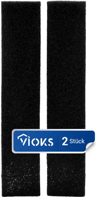 Produktbild von VIOKS Schaumfilter Set 2x passend wie Miele 9688381 für Einfüllöffnung Trockner