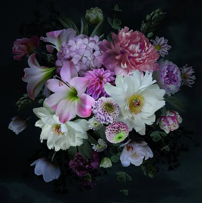 Produktbild von Leinwandbild - Motiv: Blumen - 35 x 35cm