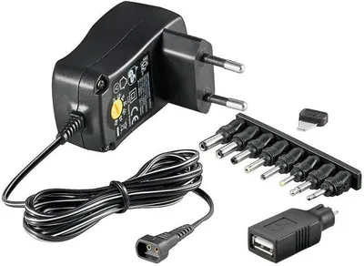 Zdjęcie produktu dla Goobay 54793, Uniwersalne, Wewnętrzna, 100 - 240 V, 60 Hz, 3,6 W, 3, 4.5, 5, 6, 7.5, 9, 12 V