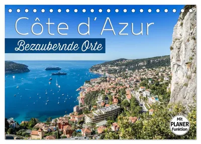 Produktbild von CÔTE D'AZUR Bezaubernde Orte (Tischkalender 2027 DIN A5 quer), CALVENDO Monatskalender
